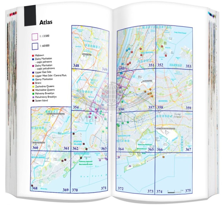 Nowy Jork. Przewodnik z atlasem wydawnictwa ExpressMap. Przykładowa strona 2