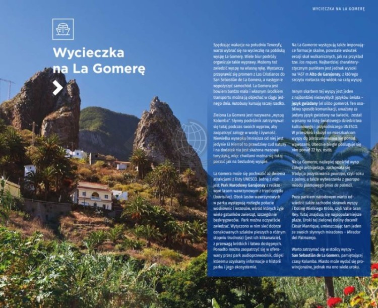 Teneryfa. Przewodnik travelbook wydawnictwa Bezdroża. Przykładowe strony 1
