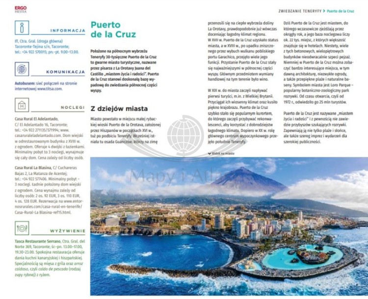 Teneryfa. Przewodnik travelbook wydawnictwa Bezdroża. Przykładowe strony 2