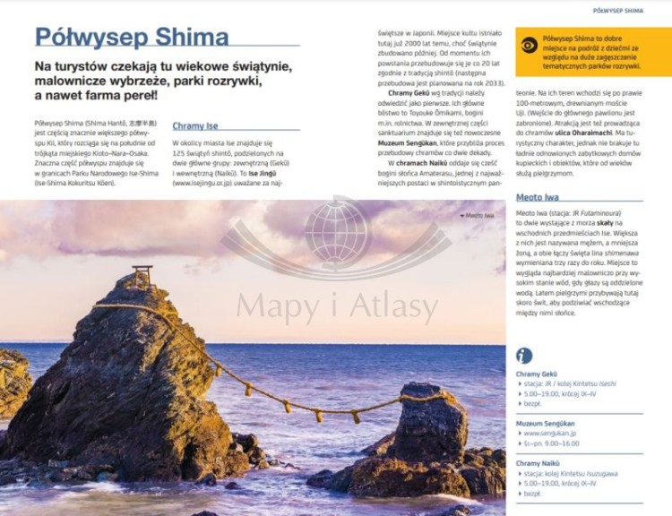 Japonia. Przewodnik travel&style wydawnictwa Bezdroża. Przykładowe strony 3