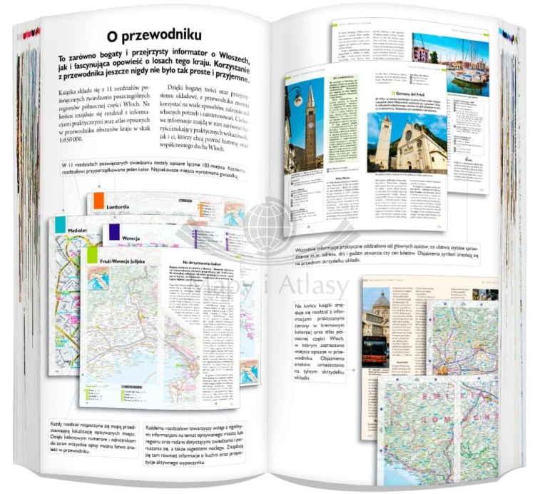 Włochy północne. Przewodnik z atlasem wydawnictwa ExpressMap. Przykładowe strony 1