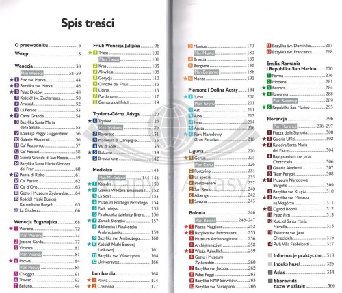 Włochy północne 3 w 1. Przewodnik, atlas, mapa wydawnictwa ExpressMap. Spis treści