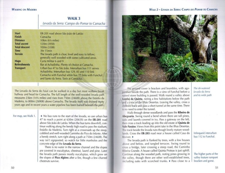 Madera / Walking in Madeira. Przewodnik wydawnictwa Cicerone. Przykładowe strony 1