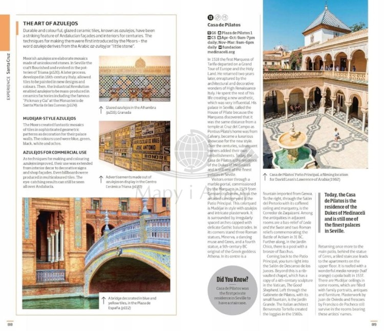 Sewilla i Andaluzja / Seville and Andalucia. Przewodnik wydawnictwa DK. Przykładowe strony 4
