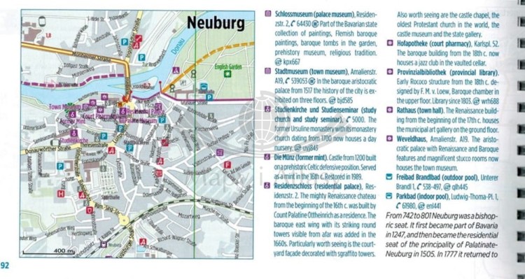 Danaube Bike Trail 1. Dunaj od Donaueschingen do Passau. Atlas rowerowy wydawnictwa Verlag Esterbauer. Przykładowe strony 2