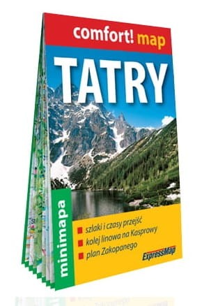 Tatry 1:80 000. Laminowana minimapa turystyczna wydawnictwa ExpressMap. Okładka 2