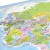 Świat. Mapa polityczna + flagi. Dwustronna podkładka na biurko wydawnictwa ArtGlob. Mapa - fragment 2