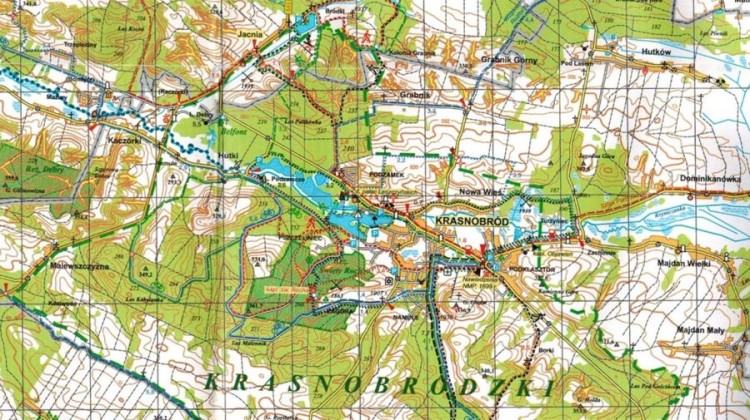 Roztocze. Puszcza Solska 1:75 000. Mapa turystyczna. Fragment 3