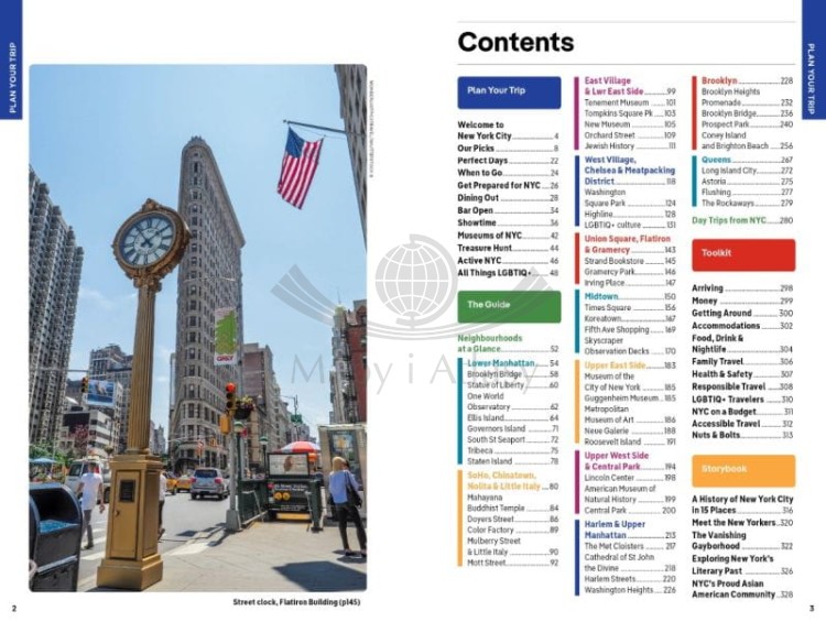 Nowy Jork / New York City. Przewodnik wydawnictwa Lonely Planet. Spis treści