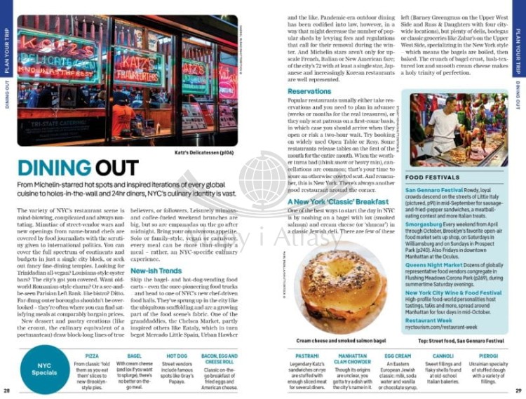 Nowy Jork / New York City. Przewodnik wydawnictwa Lonely Planet. Przykładowe strony 4