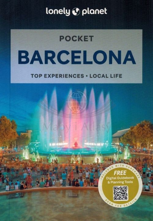 Barcelona. Przewodnik Pocket z mapą wydawnictwa Lonely Planet. Okładka