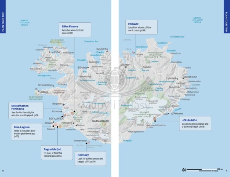 Islandia / Iceland. Przewodnik wydawnictwa Lonely Planet. Przykładowe strony 1