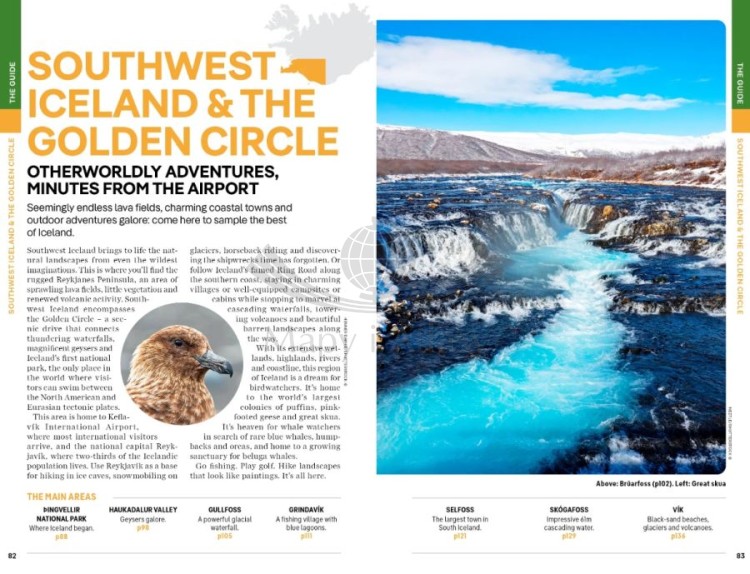 Islandia / Iceland. Przewodnik wydawnictwa Lonely Planet. Przykładowe strony 5