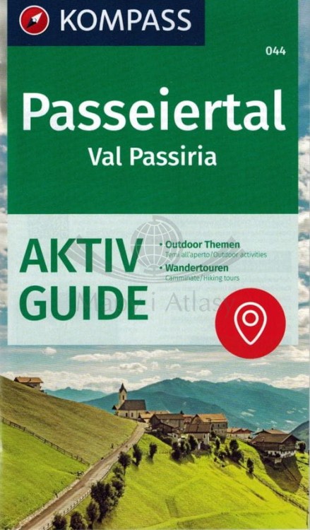 Passeiertal Val Passiria. Wodoodporna mapa turystyczna 044 wydawnictwa Kompass. Informator - okładka