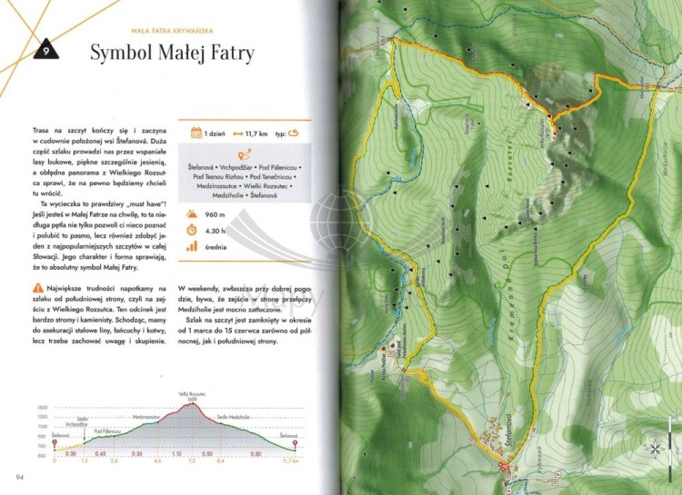 Mała Fatra. Przewodnik MountainBook wydawnictwa Bezdroża. Przykładowe strony 2