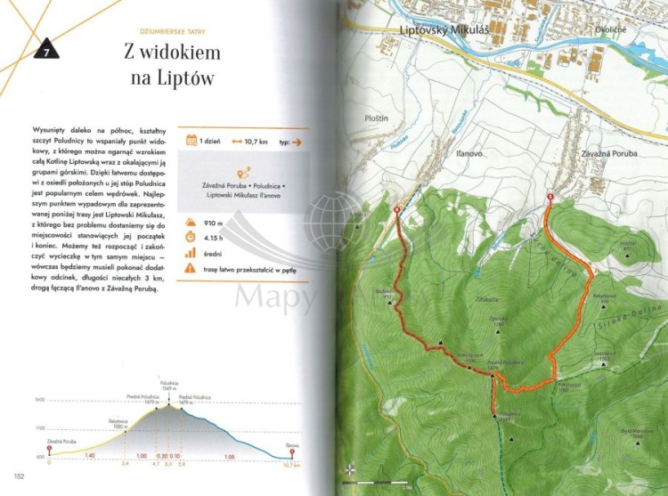 Niżne Tatry. Przewodnik MountainBook wydawnictwa Bezdroża. Przykładowe strony 2