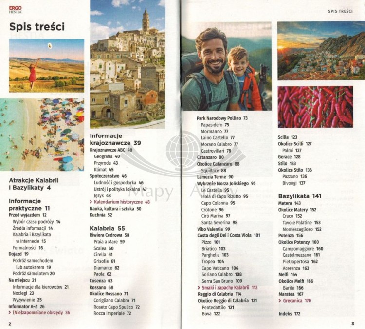 Kalabria i Bazylikata. Przewodnik travelbook wydawnictwa Bezdroża. Spis treści