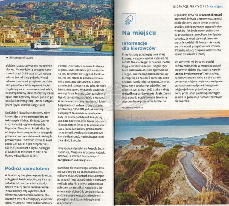 Kalabria i Bazylikata. Przewodnik travelbook wydawnictwa Bezdroża. Przykładowe strony 2