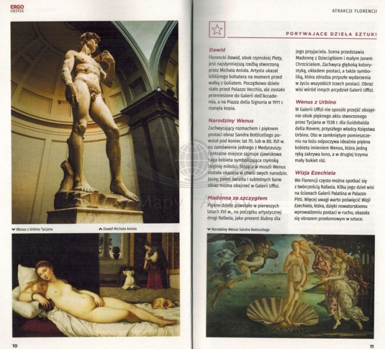 Florencja. Przewodnik travelbook wydawnictwa Bezdroża. Przykładowe strony 1