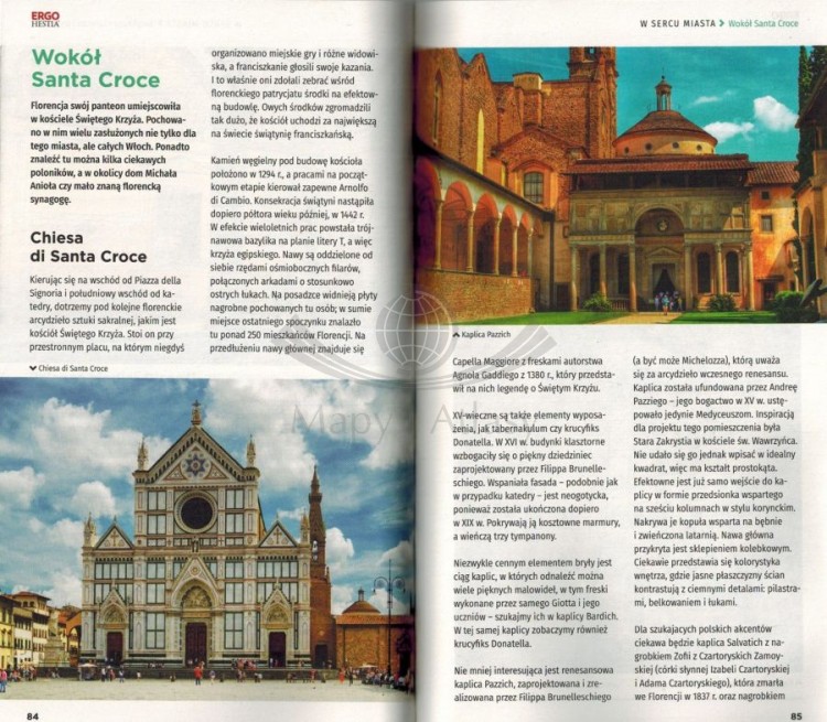 Florencja. Przewodnik travelbook wydawnictwa Bezdroża. Przykładowe strony 3