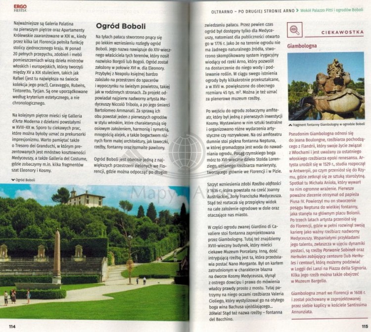 Florencja. Przewodnik travelbook wydawnictwa Bezdroża. Przykładowe strony 4