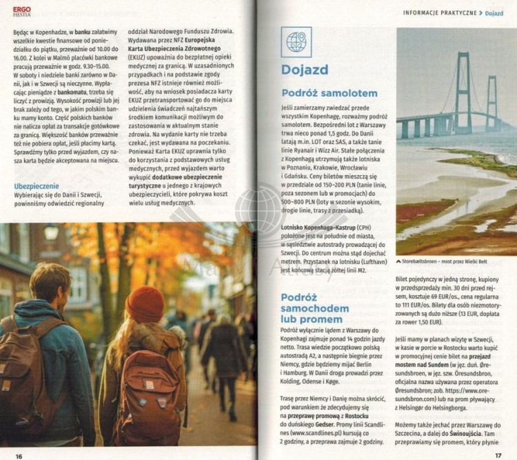 Kopenhaga i Malmo. Przewodnik travelbook wydawnictwa Bezdroża. Przykładowe strony 2