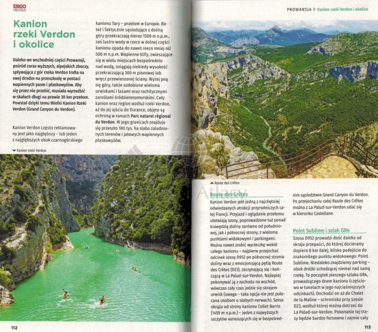 Prowansja i Lazurowe Wybrzeże. Przewodnik travelbook wydawnictwa Bezdroża. Przykładowe strony 4