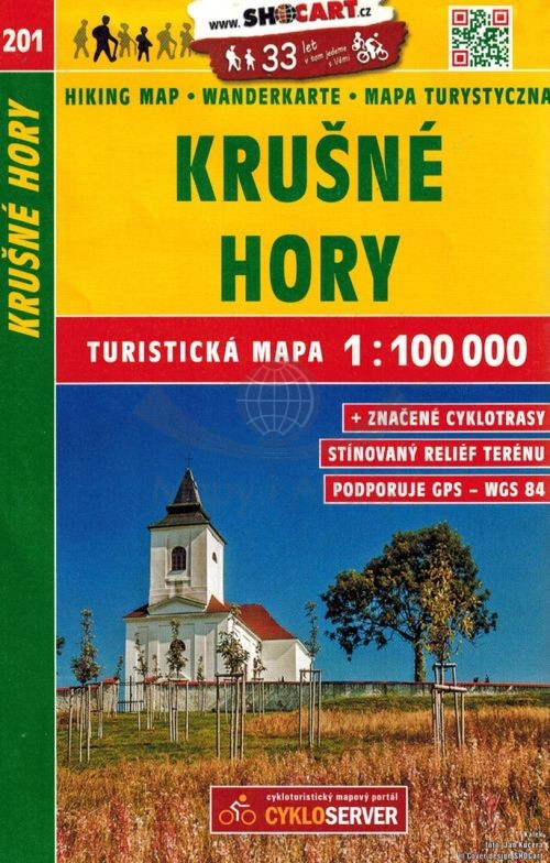 Góry Kruszne, Rudawy / Krusne Hory. Mapa turystyczna 201. Shocart