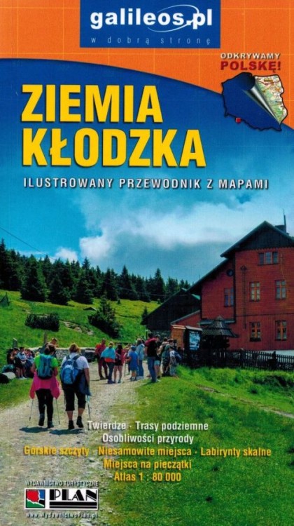 Ziemia Kłodzka. Ilustrowany przewodnik z mapami wydawnictwa Galileos. Okładka 2