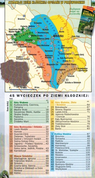 Ziemia Kłodzka. Ilustrowany przewodnik z mapami wydawnictwa Galileos. Spis treści 2
