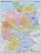 Niemcy 1:1 000 000. Mapa administracyjna. Rama alu SLIM