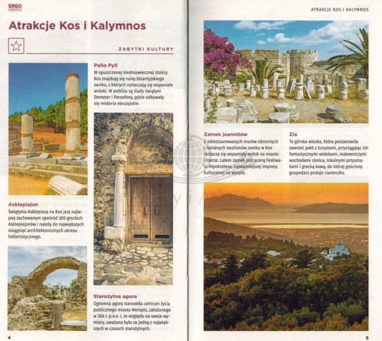 Kos i Kalymnos. Przewodnik travelbook wydawnictwa Bezdroża. Przykładowe strony 1