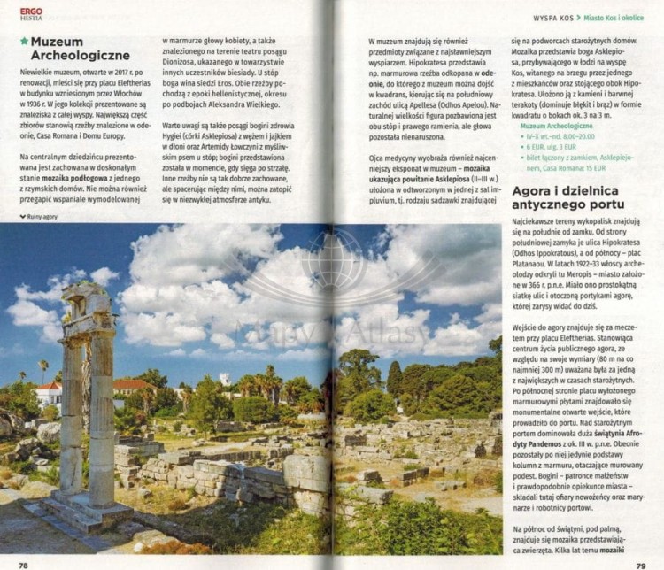 Kos i Kalymnos. Przewodnik travelbook wydawnictwa Bezdroża. Przykładowe strony 3