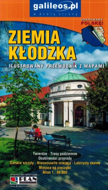 Ziemia Kłodzka. Ilustrowany przewodnik z mapami wydawnictwa Galileos. Okładka 1
