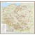 Polska 1:700 000. Mapa zamków w ramie drewnianej wydawnictwa ArtGlob. Cała mapa