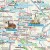 Polska 1:600 000. Arkusz, mapa ścienna sanktuariów wydawnictwa ArtGlob. Fragment 3