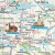 Polska 1:600 000. Mapa sanktuariów w ramie drewnianej wydawnictwa ArtGlob. Fragment 3