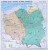 Polska 1:750 000. Mapa fizyczna magnetyczna. Rama alu SLIM. Dodatkowa mapka 2