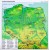 Polska 1:750 000. Mapa fizyczna magnetyczna. Rama alu SLIM. Dodatkowa mapka 3
