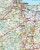 Polska 1:715 000. Mapa samochodowa wydawnictwa Demart. Fragment 1