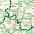 Polska 1:500 000. Podział organizacyjny lasów państwowych. Mapa w ramie drewnianej wydawnictwa ArtGlob. Fragment 3