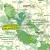 Polska 1:500 000. Parki narodowe i krajobrazowe. Mapa w ramie drewnianej wydawnictwa ArtGlob. Fragment 2