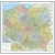 Polska 1:500 000. Mapa administracyjno-drogowa (tablice rejestracyjne). Wersja magnetyczna wydawnictwa ArtGlob. Cała mapa