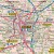 Polska 1:500 000. Arkusz, mapa ścienna administracyjno-drogowa (tablice rejestracyjne) wydawnictwa ArtGlob. Fragment 2