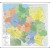 Polska 1:500 000. Mapa ścienna obszarów właściwości prokuratur wydawnictwa ArtGlob. Cała mapa