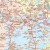 Polska 1:500 000. Mapa ścienna kolejowa. Fragment 1