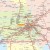 Polska 1:500 000. Mapa ścienna kolejowa. Fragment 3
