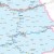 Polska 1:500 000. Mapa ścienna kolejowa. Fragment 6