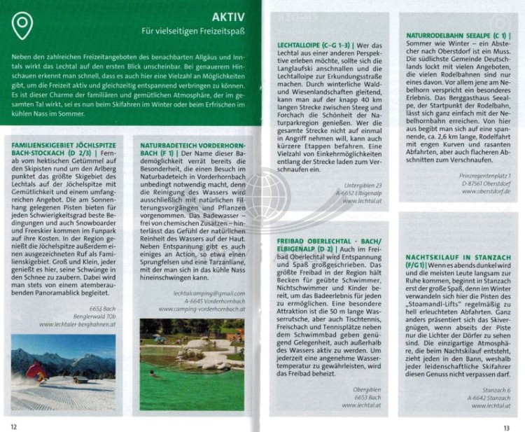 Lechtaler Alpen Hornbachkette. Wodoodporna mapa turystyczna 24 wydawnictwa Kompass. Informator - prszykładowe strony 1