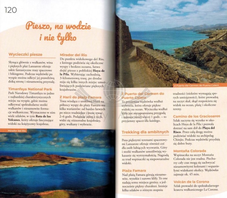 Lanzarote. Przewodnik lajt wydawnictwa Pascal. Przykładowe strony 4